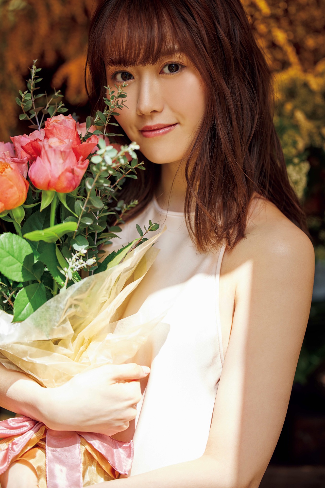 西潟茉莉奈（NGT48）1st写真集（タイトル未定）より。（撮影：吉田崇）