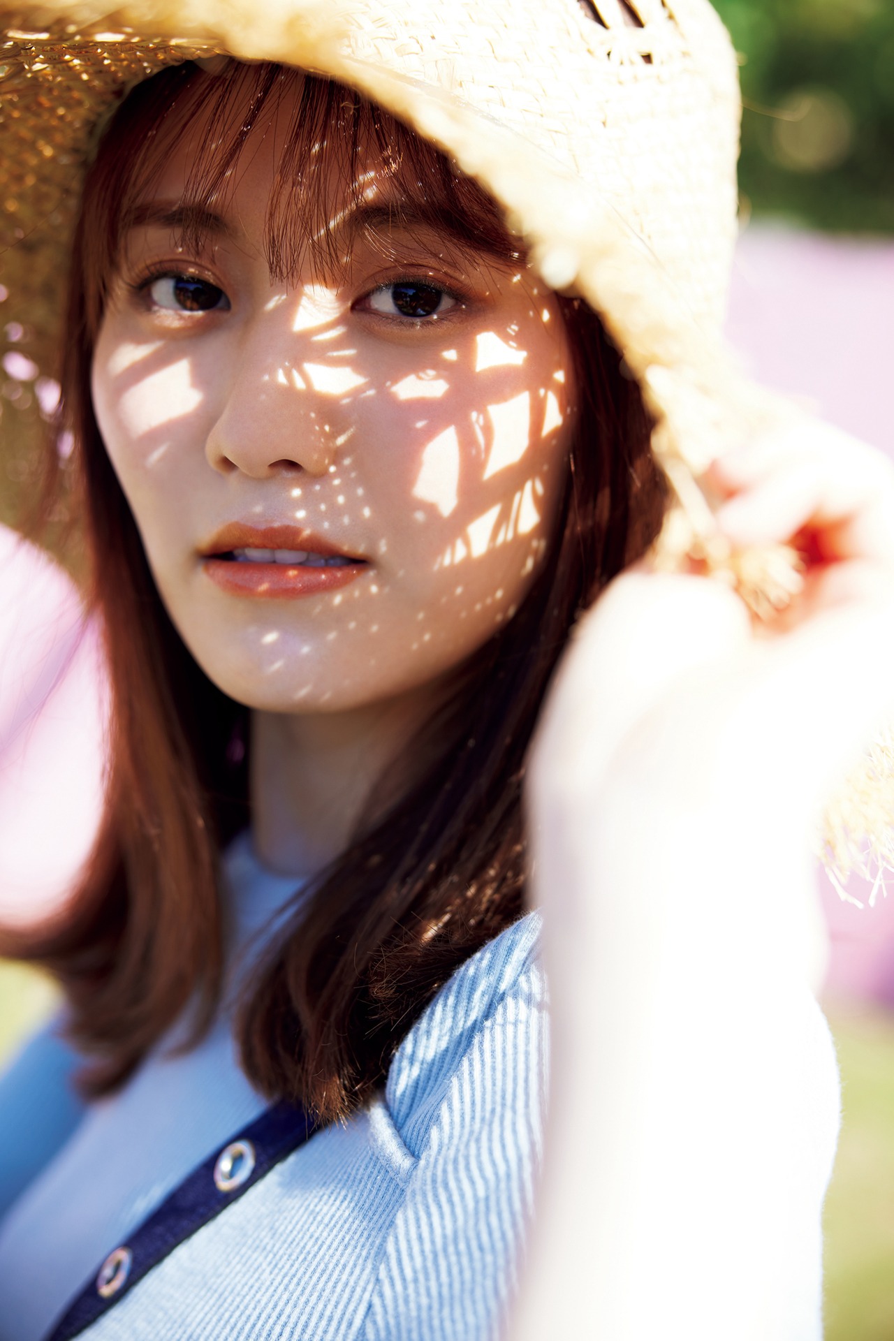 西潟茉莉奈（NGT48）1st写真集（タイトル未定）より。（撮影：吉田崇）