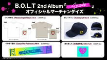 「B.O.L.T 2nd Album『Attitued』オフィシャルマーチャンダイズ」一覧