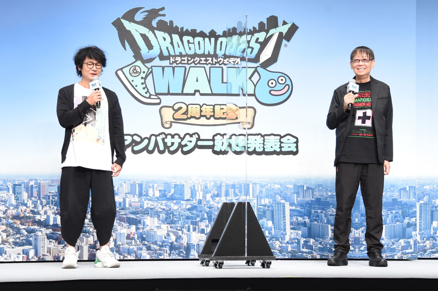 左から柴貴正氏、堀井雄二氏。