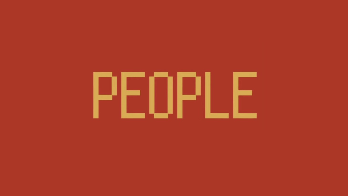 PEOPLE 1「PEOPLE」予告動画より。