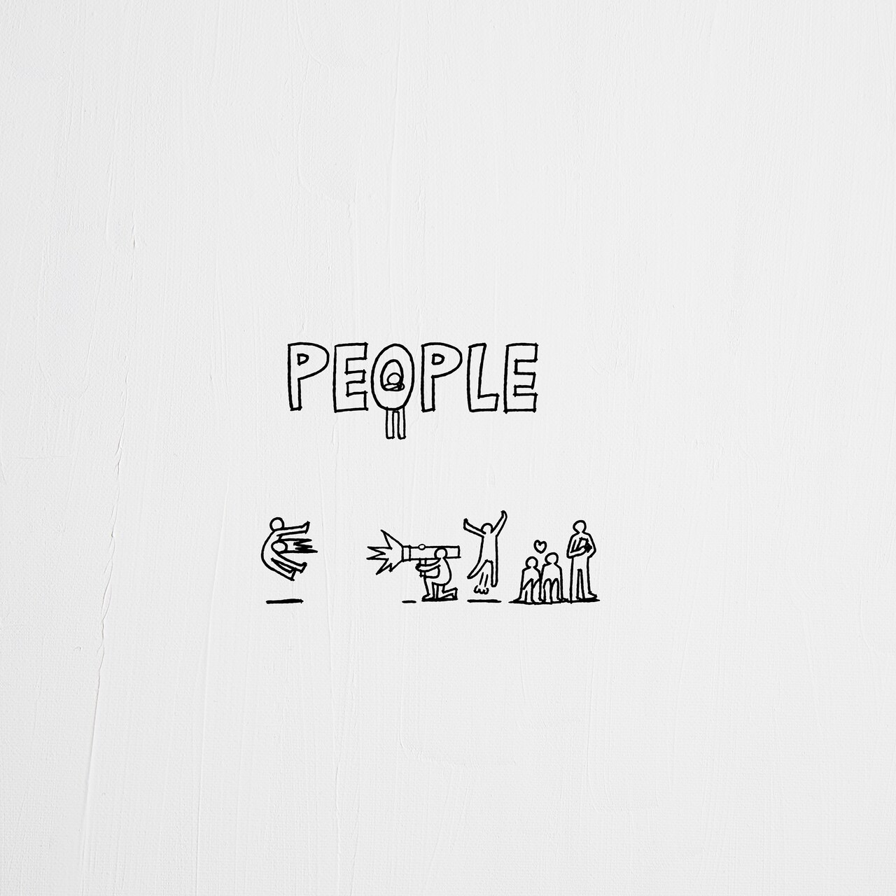 PEOPLE 1「PEOPLE」配信ジャケット - PEOPLE 1が初のフルアルバム