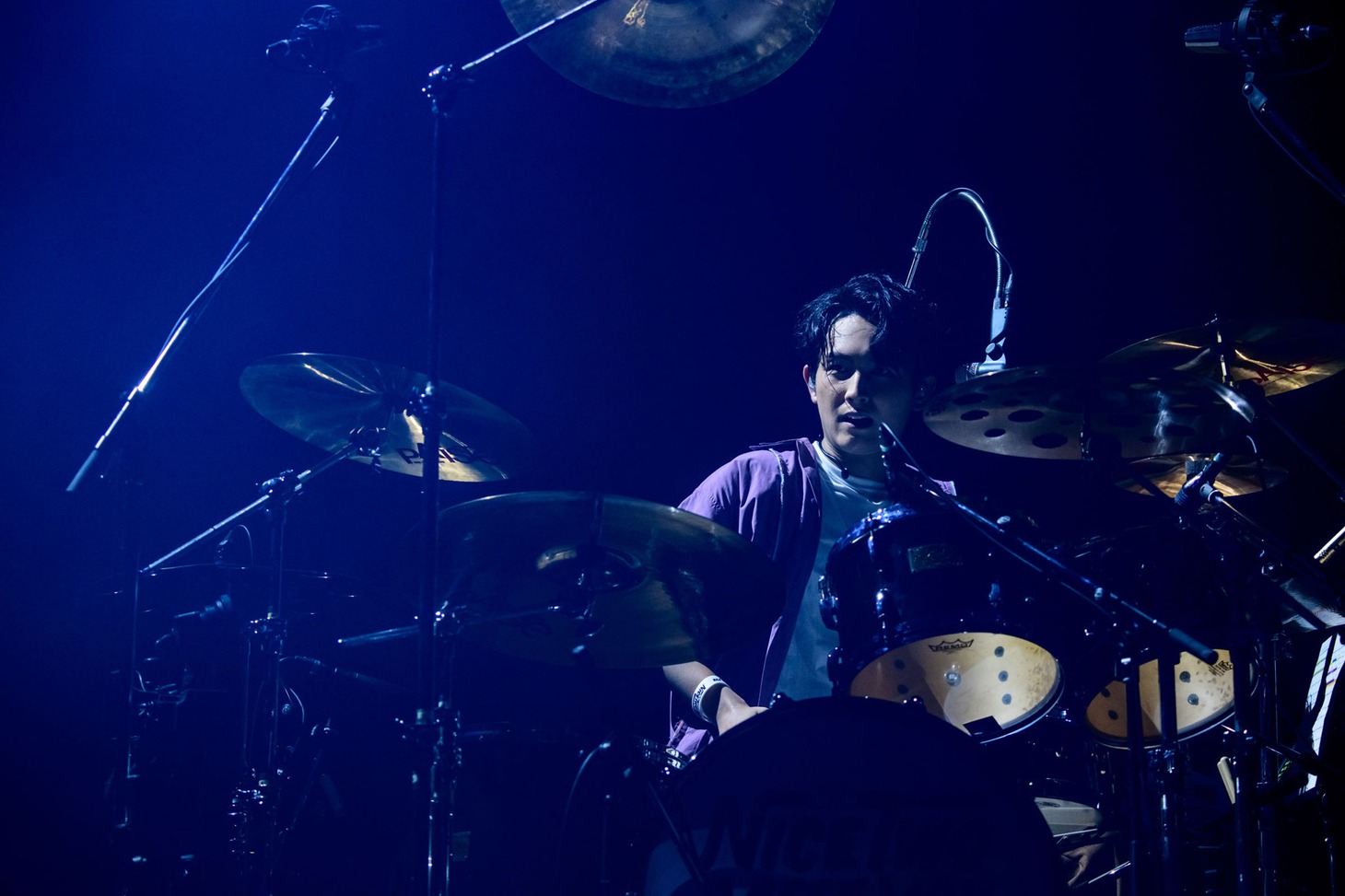 萩谷慧悟（Dr, Cho）（Photo by Gaku Maeda）
