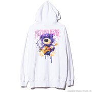 「PSYCHOBEAR Hoodie」（ホワイト）バック