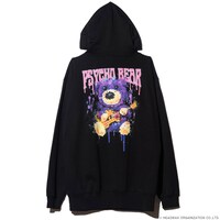 「PSYCHOBEAR Hoodie」（ブラック）バック