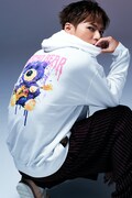 「PSYCHOBEAR Hoodie」EXILE SHOKICHI着用イメージ