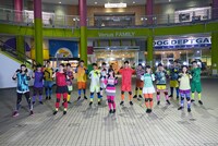 「逃走中」出演者。(c)フジテレビ