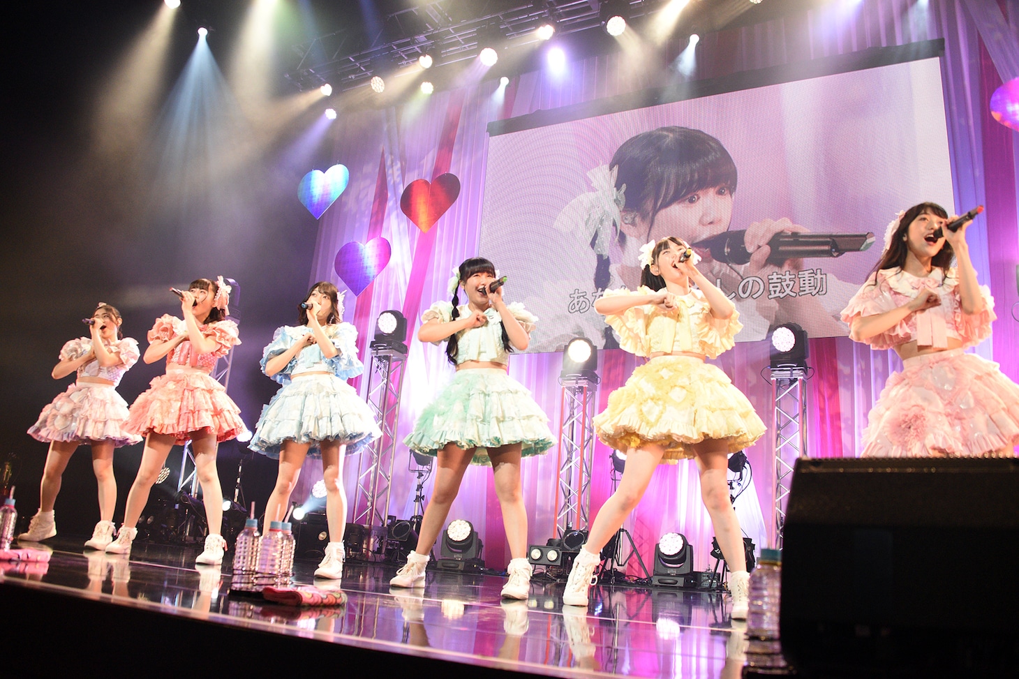 超ときめき♡宣伝部「みんなをすきっ！にさせるハートロックオンZepp Tour 2021」東京・ Zepp Haneda（TOKYO）公演の様子。