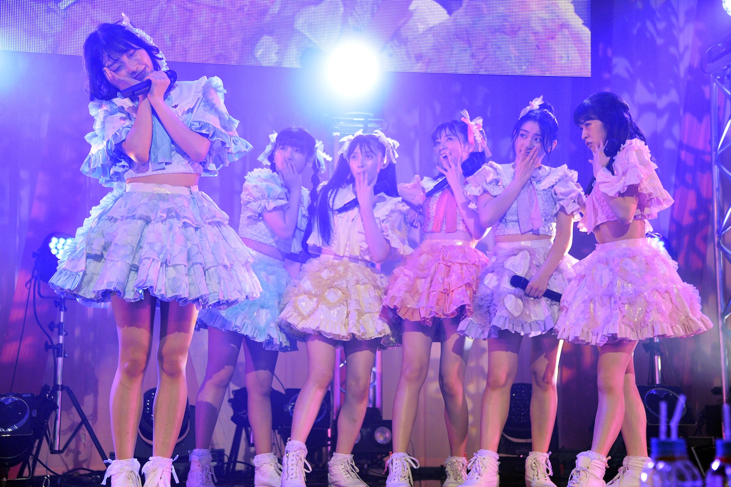 超ときめき♡宣伝部「みんなをすきっ！にさせるハートロックオンZepp Tour 2021」東京・ Zepp Haneda（TOKYO）公演の様子。