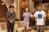 左からリリー・フランキー、水原希子、竹原ピストル。（写真提供：NHK）