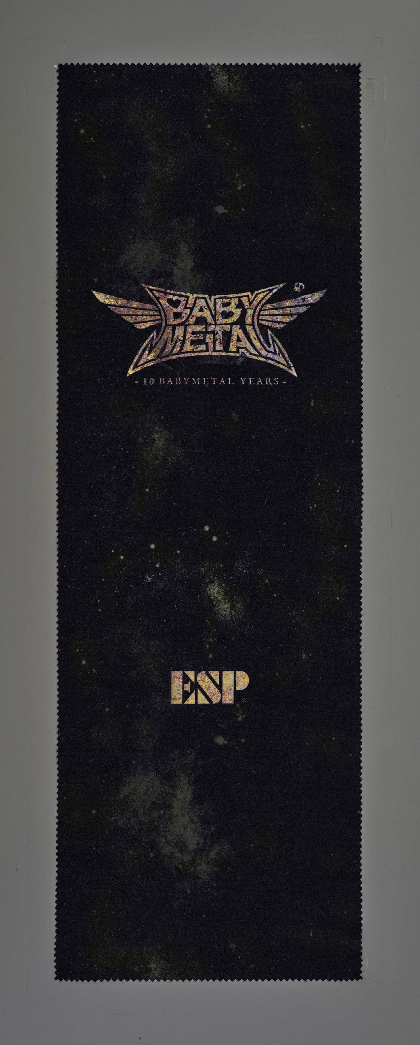 「ESP×BABYMETAL Collaboration Cleaning Cloth」デザイン