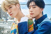 「ar」10月号の森田美勇人（7ORDER）と長妻怜央（7ORDER）。