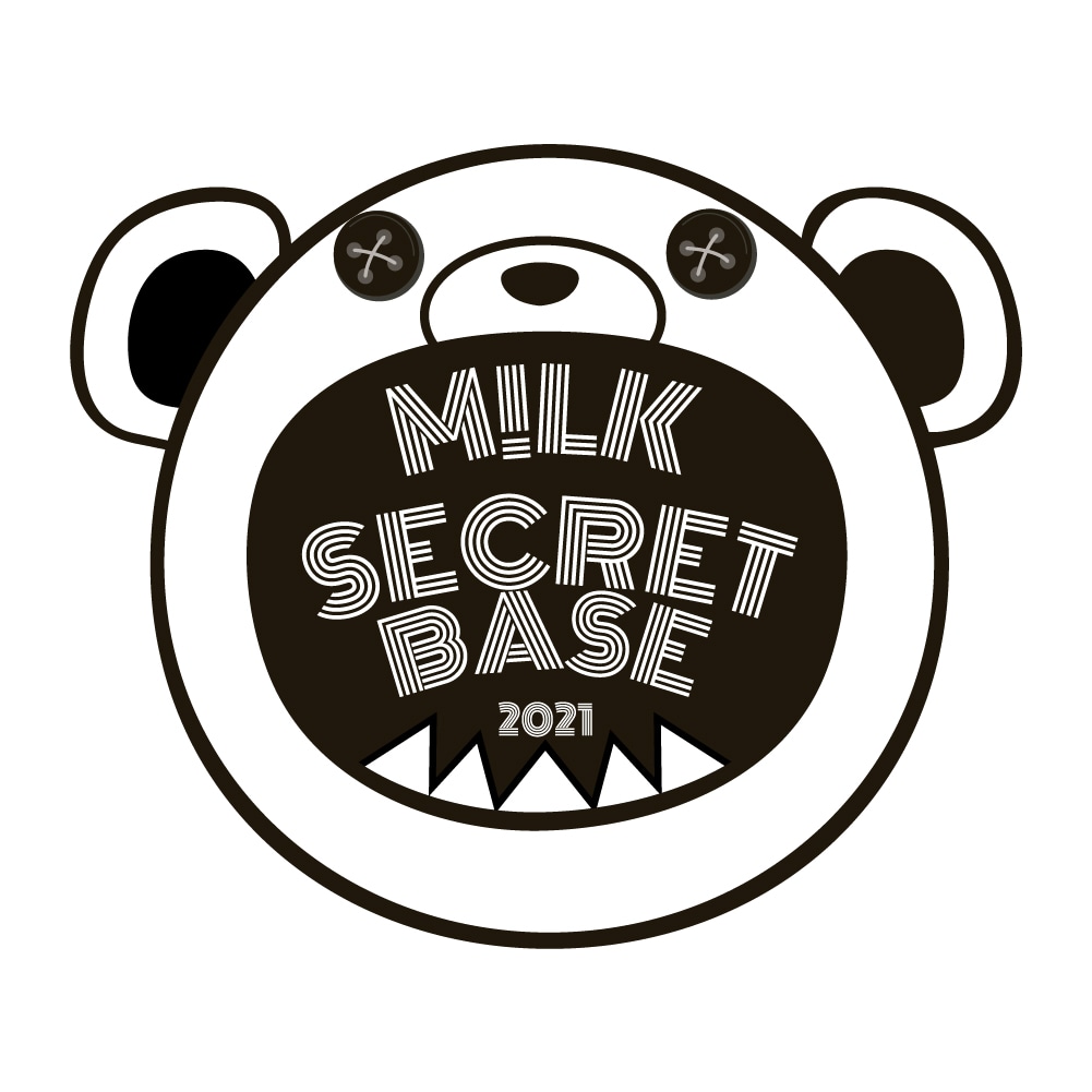 「M!LK SECRET BASE 2021」ロゴ