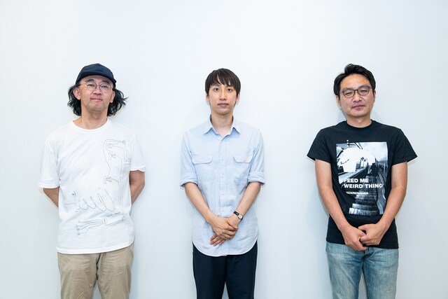 左から佐々木敦、朝井リョウ、南波一海。