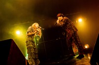 左からぺいにゃむにゃむ、ミキティー本物（二丁目の魁カミングアウト）。（Photo by Masayo）