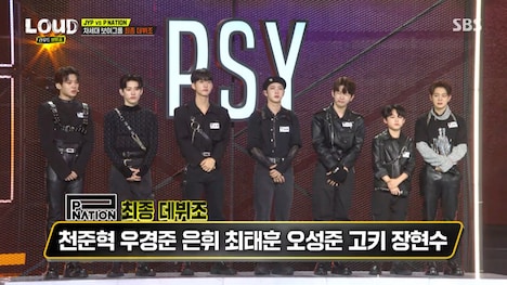 「LOUD」第14話より、Team P NATIONのデビューメンバー。