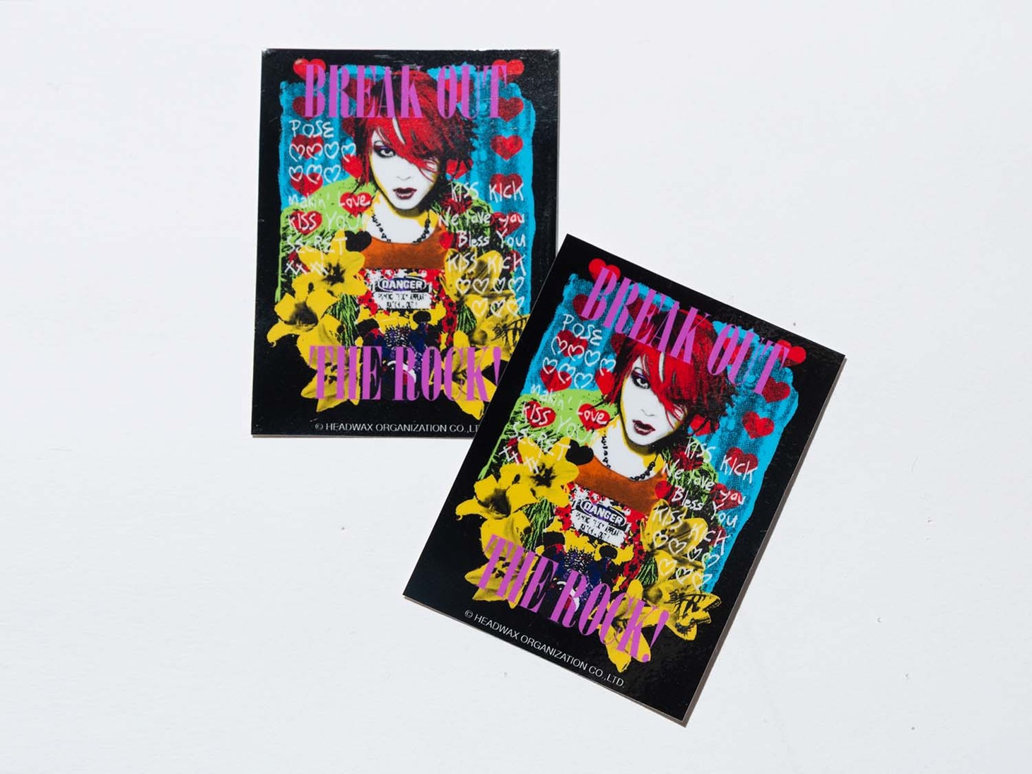 「hide × glamb」ノベルティステッカー