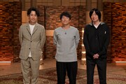 左から大泉洋、櫻井和寿、小林武史。（写真提供：NHK）