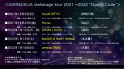 「GARNiDELiA stellacage tour 2021→2022 “Duality Code”」ビジュアル