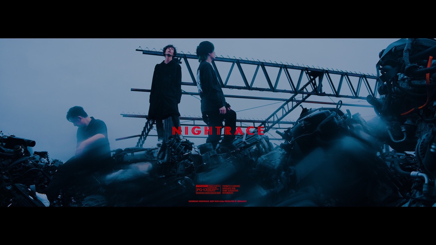 EGG BRAIN「Night Race」ミュージックビデオより。