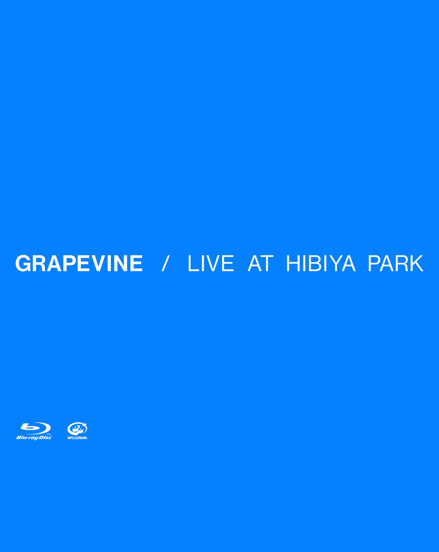 GRAPEVINE「LIVE AT HIBIYA PARK」Blu-rayジャケット