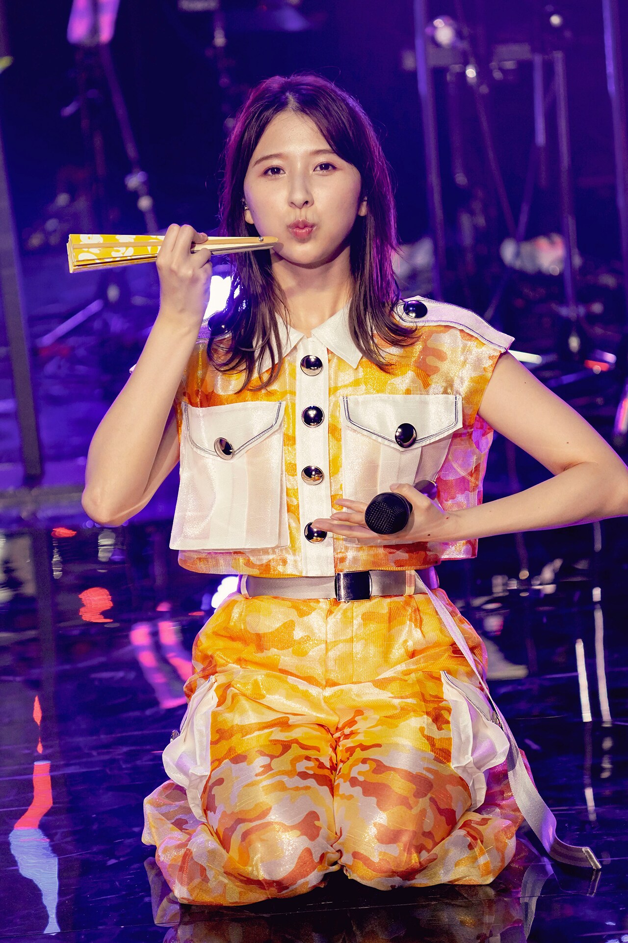 玉井詩織（撮影：上飯坂一） - ももクロが生バンド配信ライブで90分一