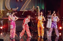 ももいろクローバーZ「The LIVE ～諦めない夏～in ABEMA」の様子。（撮影：上飯坂一）