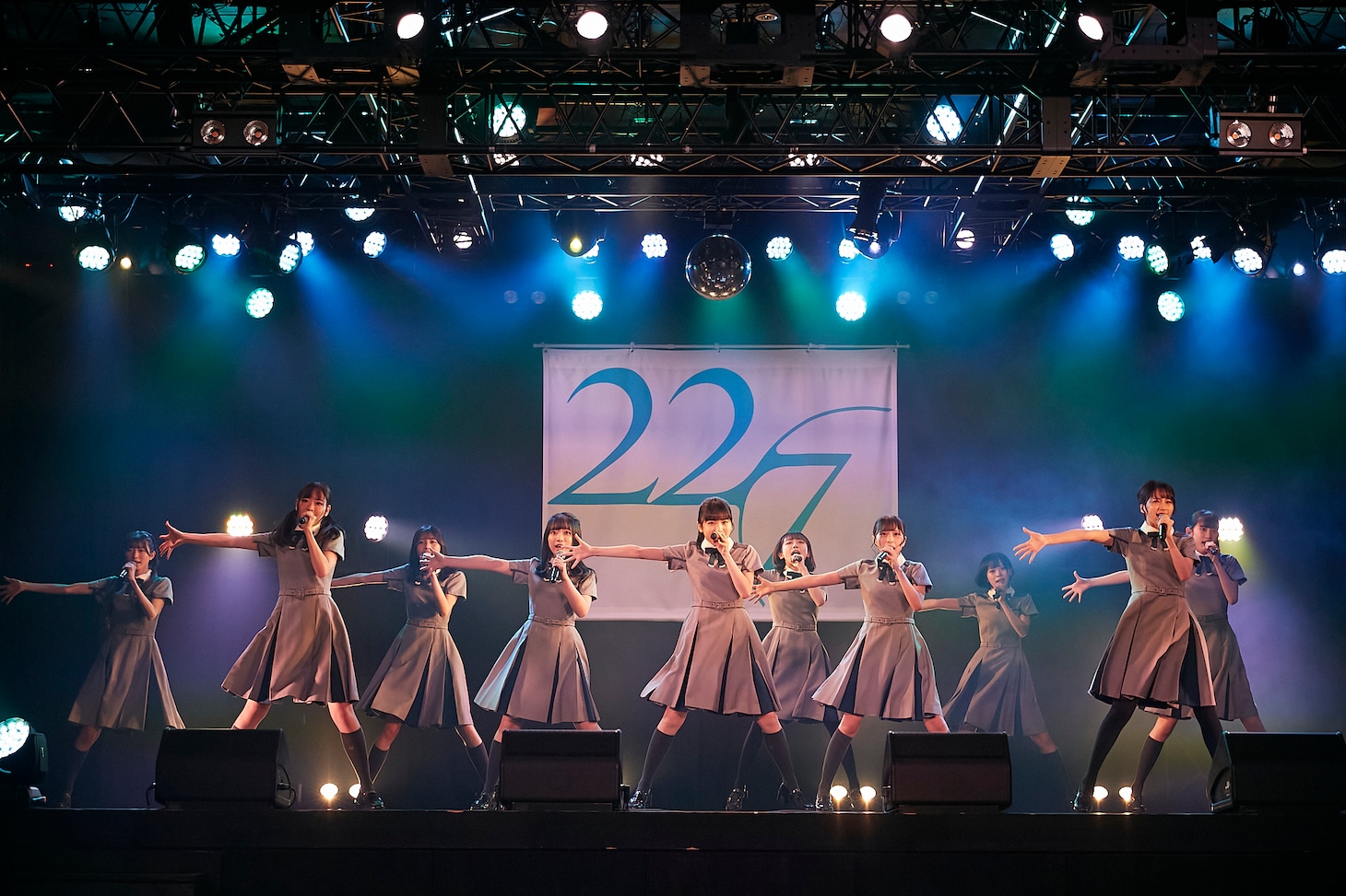 「22/7『ANNIVERSARY ONLINE 2021』」の様子。