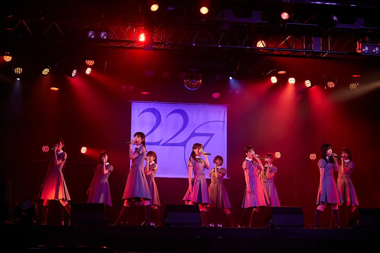 「22/7『ANNIVERSARY ONLINE 2021』」の様子。