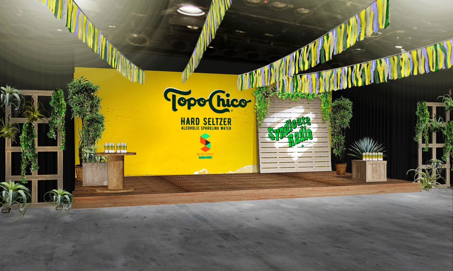 「Topo Chico Hard Seltzer Presents "Syndicate Radio ONLINE LIVE"」イメージビジュアル