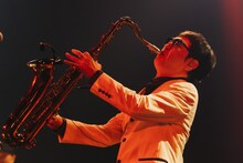 GAMO（Tenor Sax）（撮影：勝永裕介）