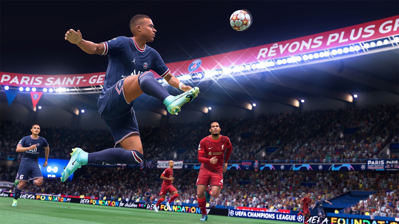 ゲーム「FIFA 22」より。