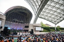 私立恵比寿中学「エビ中 秋声と螻蛄と音楽の輝き 題して『ちゅうおん』2021」の様子。