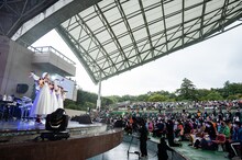 私立恵比寿中学「エビ中 秋声と螻蛄と音楽の輝き 題して『ちゅうおん』2021」の様子。