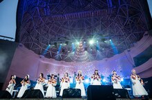 私立恵比寿中学「エビ中 秋声と螻蛄と音楽の輝き 題して『ちゅうおん』2021」の様子。