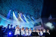 私立恵比寿中学「エビ中 秋声と螻蛄と音楽の輝き 題して『ちゅうおん』2021」の様子。