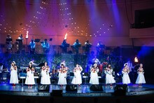 私立恵比寿中学「エビ中 秋声と螻蛄と音楽の輝き 題して『ちゅうおん』2021」の様子。