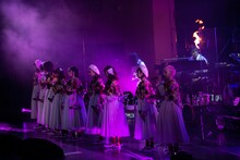 私立恵比寿中学「エビ中 秋声と螻蛄と音楽の輝き 題して『ちゅうおん』2021」の様子。