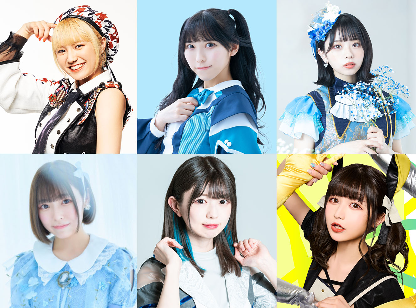 「TOKYO IDOL FESTIVAL 2021」×「週刊SPA!」コラボ企画の参加メンバー。