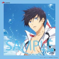 「『劇場版 Free!-the Final Stroke-』前編オリジナルサウンドトラック Over Blue Refrain」Amazon.co.jp特典のメガジャケット。 (c)おおじこうじ・京都アニメーション／岩鳶町後援会2021