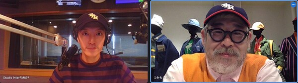 左から森田美勇人（7ORDER）、つかもとたかし氏。