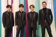 左から佐藤大樹、岩田剛典、EXILE TETSUYA、EXILE AKIRA。