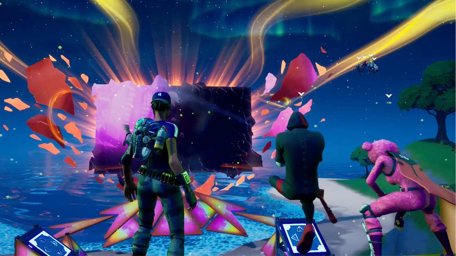 「米津玄師 2020 Event / STRAY SHEEP in FORTNITE」の様子。