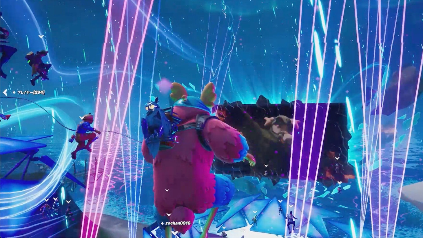 「米津玄師 2020 Event / STRAY SHEEP in FORTNITE」の様子。