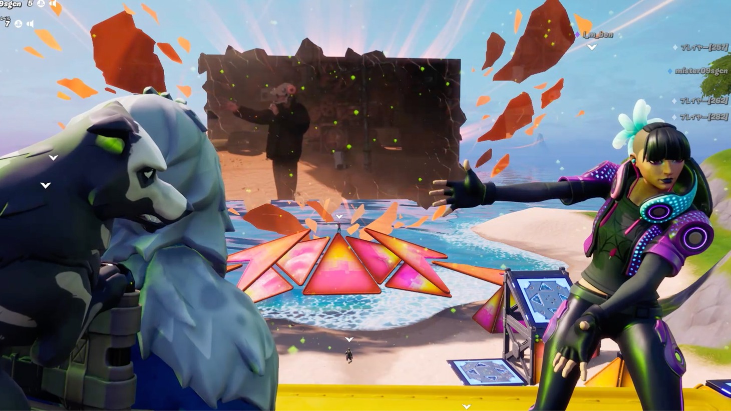 「米津玄師 2020 Event / STRAY SHEEP in FORTNITE」の様子。