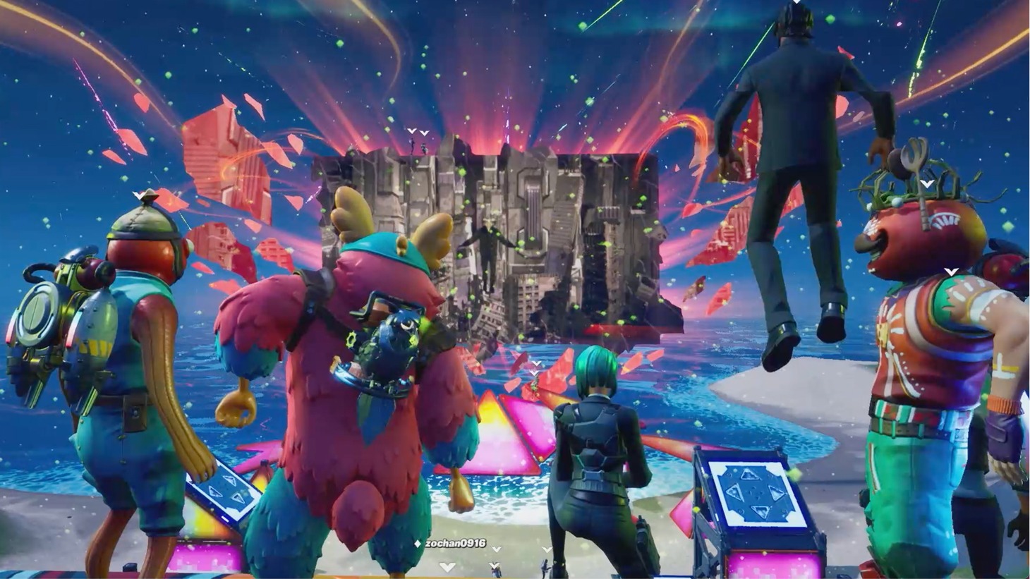 米津玄師「米津玄師 2020 Event / STRAY SHEEP in FORTNITE」より。