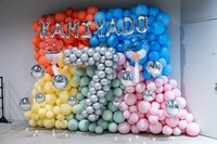 神宿7周年を祝うオブジェ。