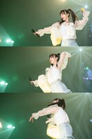 きれいな投球フォームでサインボールを投げる羽島みき。