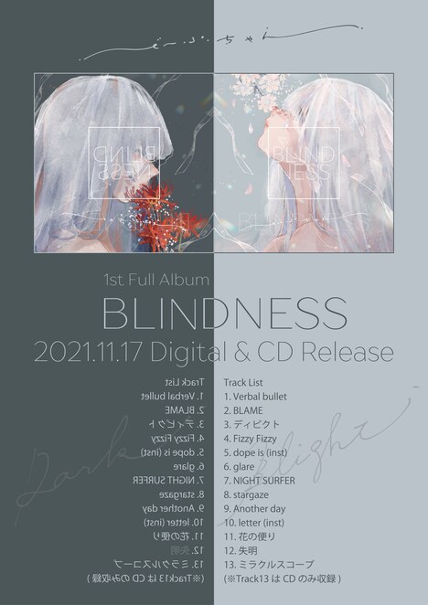どーぷちゃん「BLINDNESS」フライヤー