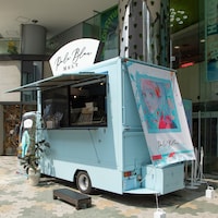 東京・ラフォーレ原宿で行われた「Pale Blue Melt」の様子。